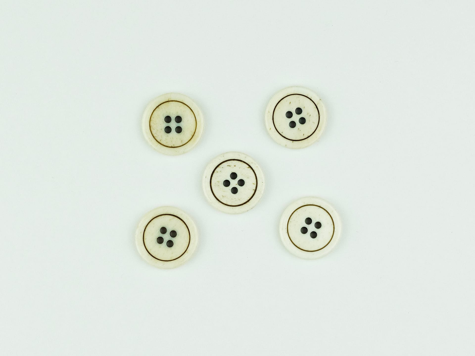 Stained Bone Buttons